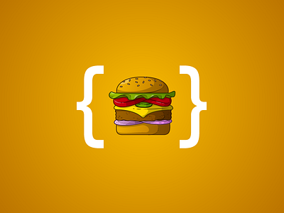 Burger Icon beef big mac brackets burger fast food food icon sandwich snack snacks