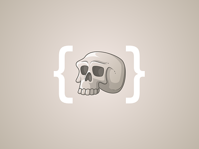 Skull Icon bones brackets dead death human human skull icon skeleton skull