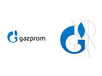 Gazprom #1 blue fuel gasoline logo newlogo oil part1 rebranding газ газпром
