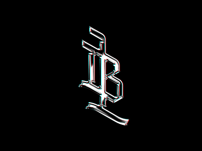 Lucas Borges - Designer (Personal logo) blackletter blackwork branding customtype graphic lb letter logo design logo designs metallic monogram personal logo trademark type typeface typography