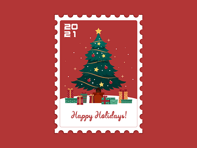 Happy Holidays! christmas graphic design happy holiday holiday season holidays illustration new year noel