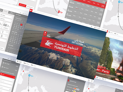 Tunisair website redesign redesign tunisair ui web