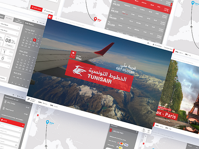 Tunisair website redesign