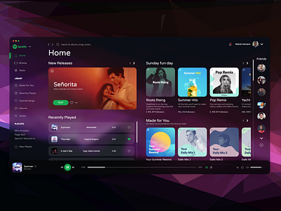 Spotify - redesigned