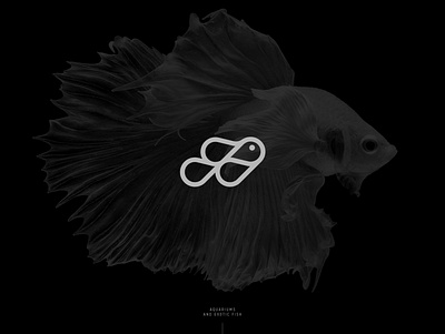 Logo Mark / Aquariums and exotic fish 2021 aquarium black brand branding fish icon identity logo logofolio logotype mark minimalistic sign trend