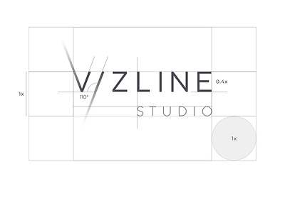 Vizline - Logo grid branding brands grid identity logo logo grid logotype minimalistic sketch