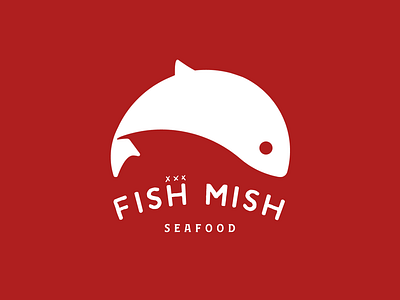 Fish Logo - seafood branding brands company fish fish logo icon identity illustration logo logofolio logos logotype marks minimal minimalistic plumbing seafood logo symbols vector water