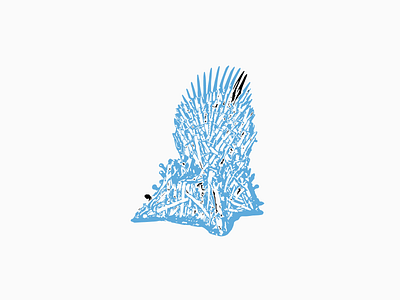 Iron Throne sighting design flat illustration illustrator ui vector web