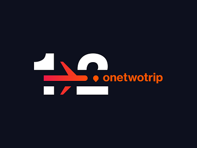 One Two Trip Logo Redesign Concept By Nicu Zaporojan On Dribbble