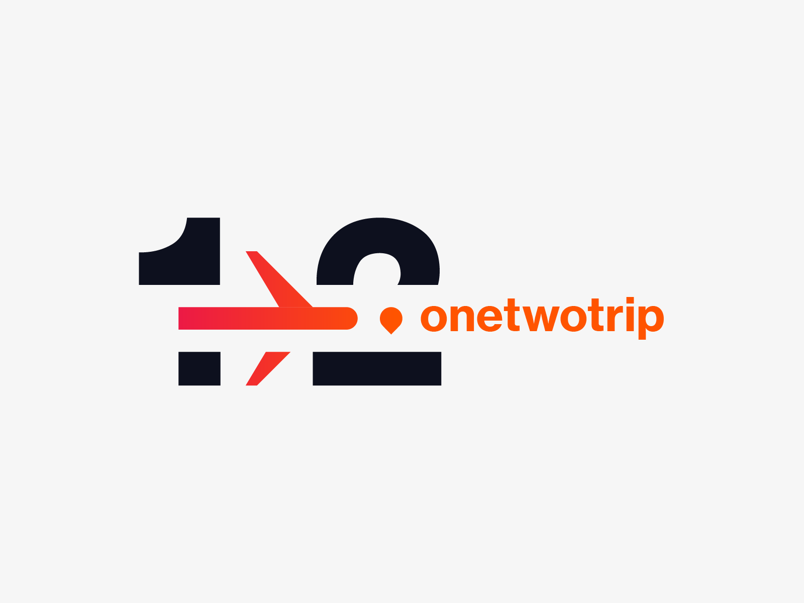 Оте two. ONETWOTRIP логотип. Trip logo Dribbble.