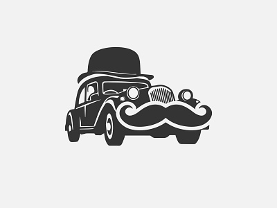 Vintage&Retro Car Logo adobe branding clean design graphic icon illustration logo logoshape minimal retro shape simple vector vintage