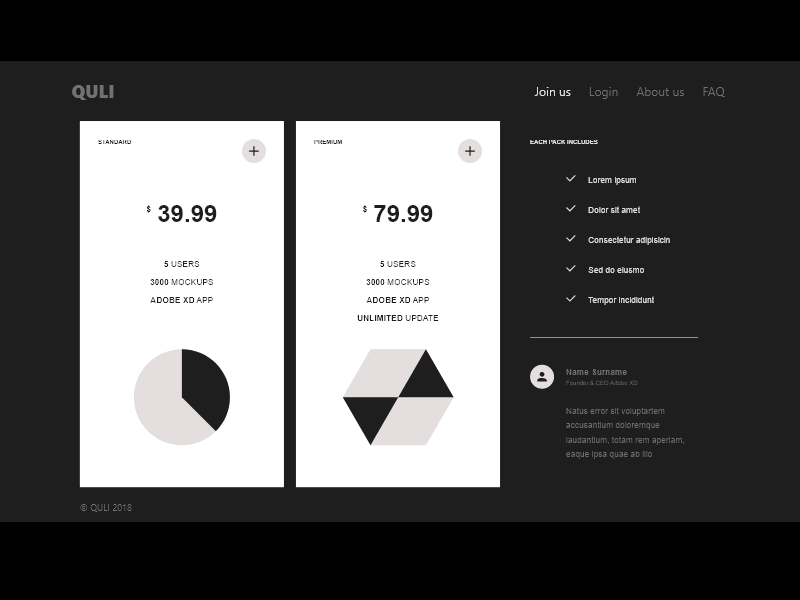 Join us at Quli adobe xd design quli