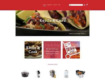 Kettle & Cord Website Design