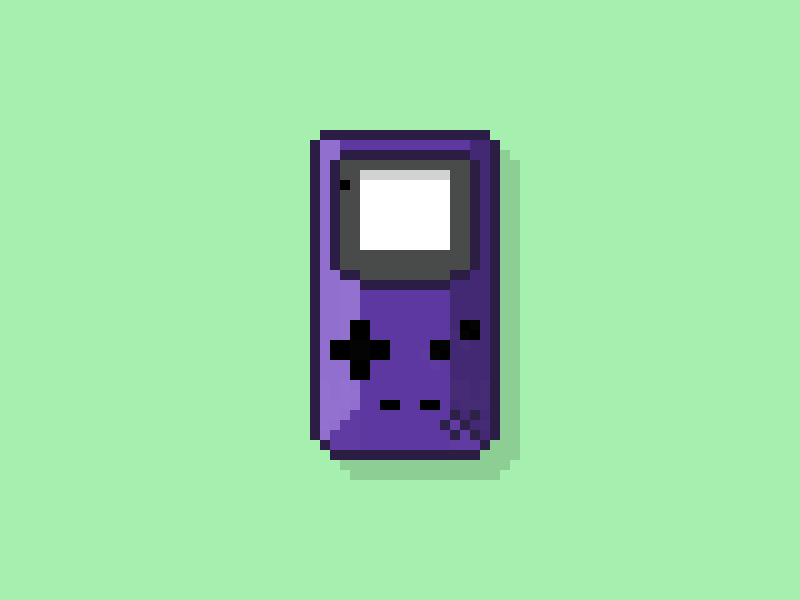 Gameboy Color animation game illustration nostalgia pixel play retro