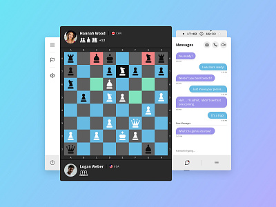 Online chess UI