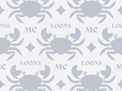 McLoons No. 5 animal branding crab food illustration lobster logo minimal ocean pattern restaurant sea