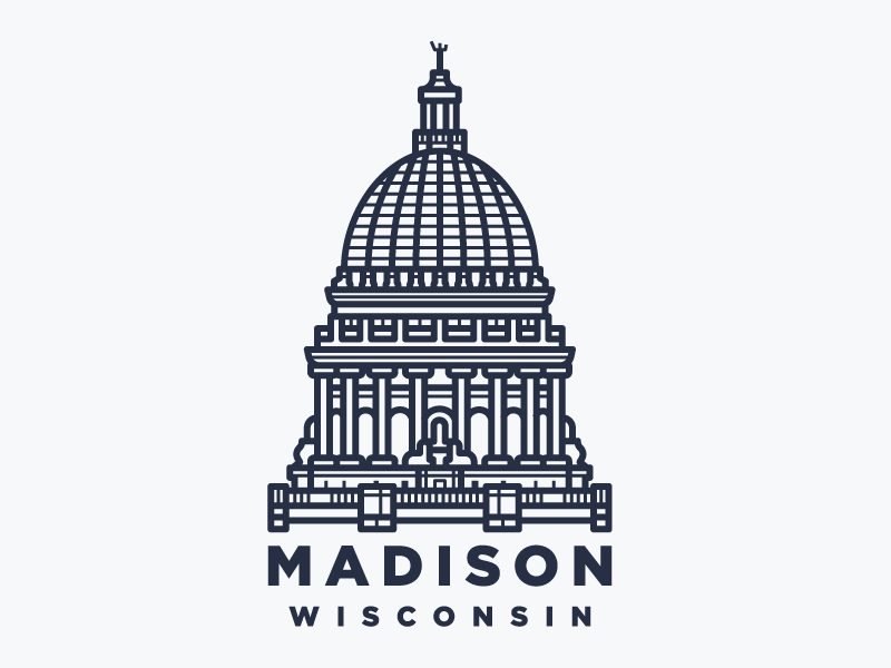 Madison, WI by Jeremy Martinez for EatStreet on Dribbble