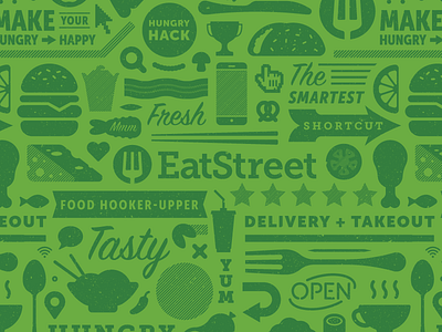 EatStreet Pattern delivery food pattern takeout