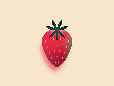 Strawberry adobe illustrator colors creative design food illustration illustrator strawberry