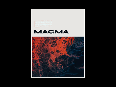 MAGMA colors creative figma graphic design mood poster posterdesign typography