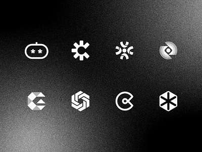 Logo Collection abstract adobe illustrator creative design grain graphic design grunge icon logo logocollection logodesign mood noise symbol