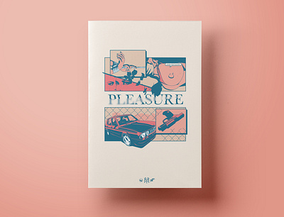 Pleasure adobe art artwork design digital draw flat illustration illustrator typography vector vector art