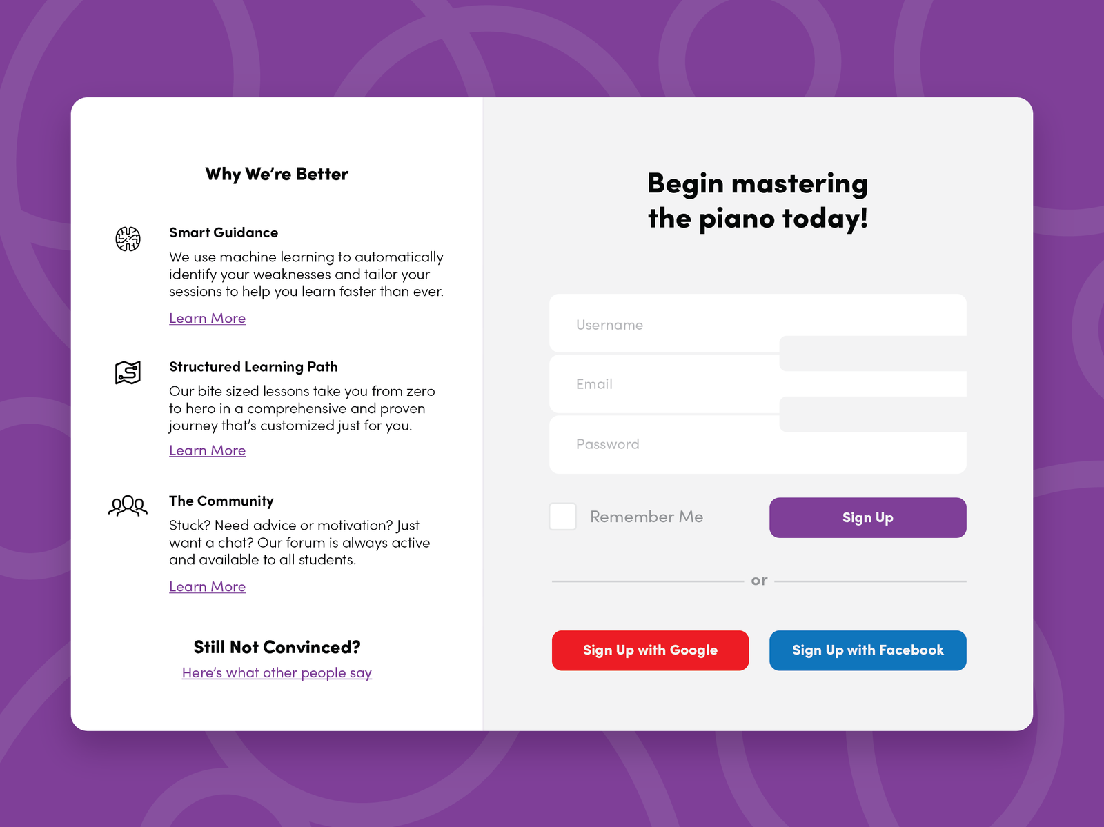 Daily UI – Day 1 (Sign Up Form) by Lalith Sanathi on Dribbble