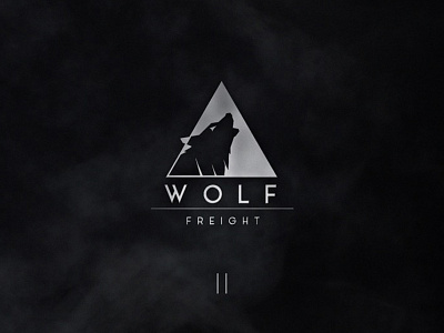 Logo design for Wolf freight graphic design logo design logotype redesign wolf