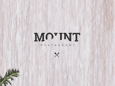 Logo design for Mount restaurant based on Kopaonik, Serbia