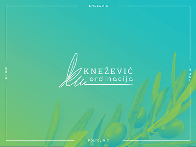 Knezevic polyclinic graphic design logo design logotype redesign