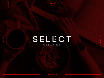 Select magazine graphic design logo design logotype redesign