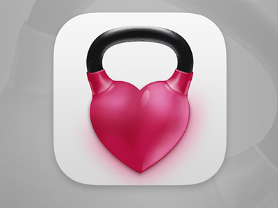 Fitness Heart - iOS icon concept fitness heard icon ios mobile