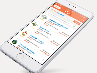 I-Need - Shopping application app application grocery ios market shopping