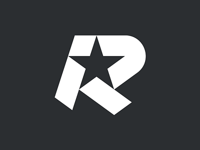 R badge branding bysamuelryu logo mark melbourne monogram