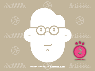 Invitation x2 asketball branding bysamuelryu card debut dribbble identity invitation invite logo mark shield
