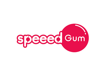 Speeed Gum design energy gum gum logo playful typography wordmark