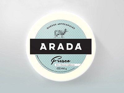 Arada, Artisanal Cheese artisanal cheese dairy label package product branding wip