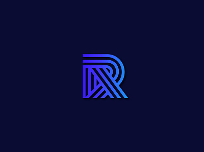 Rivet Logo Design blue logo design gradient logo graphic graphic design graphicdesign letter letter logo letter logos logo logo 2021 logodesign modern logo r logo red software logo