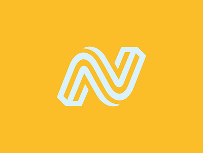 N Logo graphic graphic design identity letter logo logo 2021 logo design logo mark logodesign modern modern logo n n logo yellow yellow logo