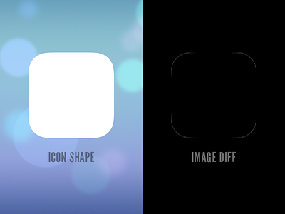 iOS 7 icon shape (PSD)