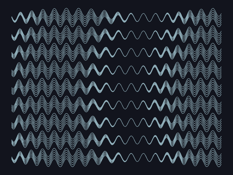 Sine waves animation generative gif motion graphics sine wave