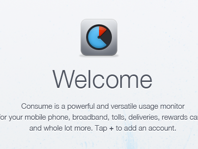 Consume for iPad, welcome!