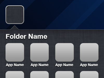 iPhone SpringBoard Folder, for Matt ios ipad iphone springboard