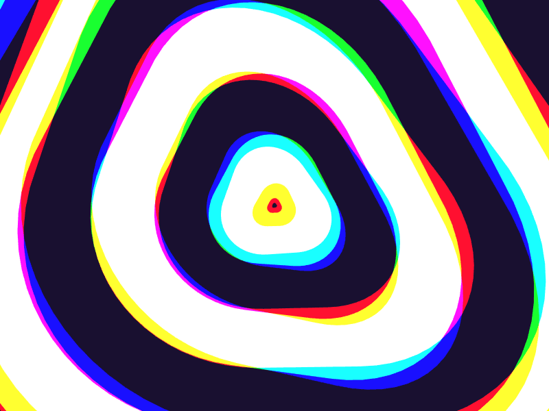 Trippy Triangles abstract anim code cycle gif loop processing