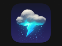 Snowflake Weather app icon