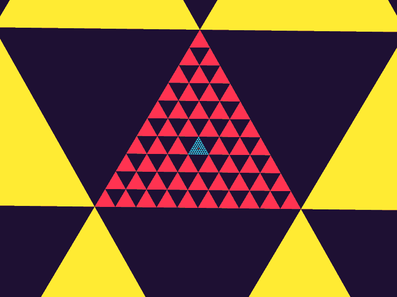 Triangles in triangles animation geometric gif processing triangle triangles zoom
