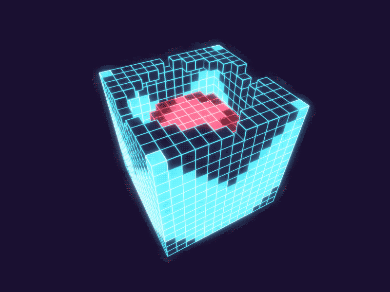 Cubes and diamonds anim code cube cubes diamond diamonds generative gif processing spin