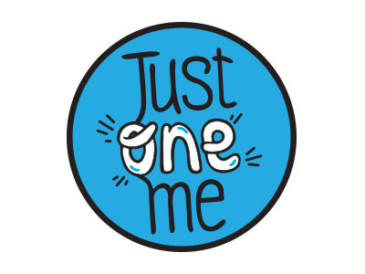 Just One Me logo handwritten kids