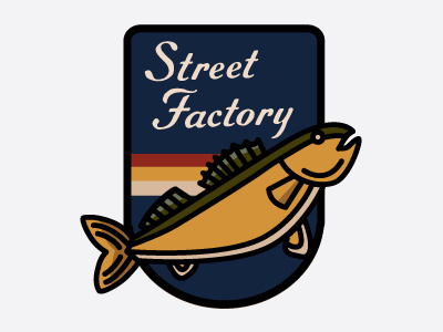 SF Patch badge fish patch