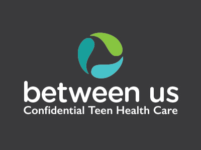 Between Us branding clinic healthcare logo teen